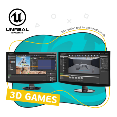 Unreal Engine 4. Игровой движок - КИБЕРшкола программирования для детей, компьютерные курсы для школьников, начинающих и подростков - KIBERone г. Богородское