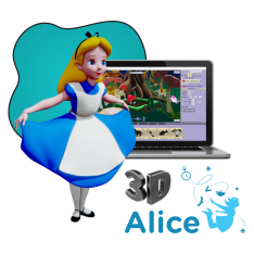 Alice 3d - КИБЕРшкола программирования для детей, компьютерные курсы для школьников, начинающих и подростков - KIBERone г. Богородское