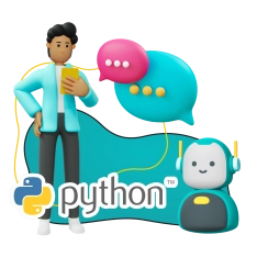 Умный чат-бот на Python на Telegram - КИБЕРшкола программирования для детей, компьютерные курсы для школьников, начинающих и подростков - KIBERone г. Богородское