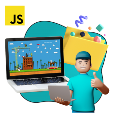 Программирование на JavaScript. Учимся создавать игры! - КИБЕРшкола программирования для детей, компьютерные курсы для школьников, начинающих и подростков - KIBERone г. Богородское