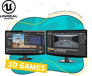 Unreal Engine 4. Игровой движок - Школа программирования для детей, компьютерные курсы для школьников, начинающих и подростков - KIBERone г. Богородское