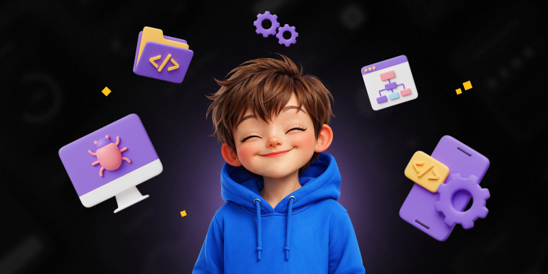 Идеальный сайт с нуля: код, дизайн и AI-помощник - КИБЕРшкола программирования для детей, компьютерные курсы для школьников, начинающих и подростков - KIBERone г. Богородское